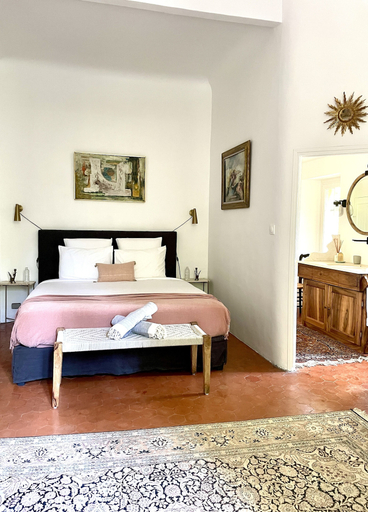 Bedroom 3, Château de Saint-Girons Luxury Guest House in Provence, Bouches-du-Rhône