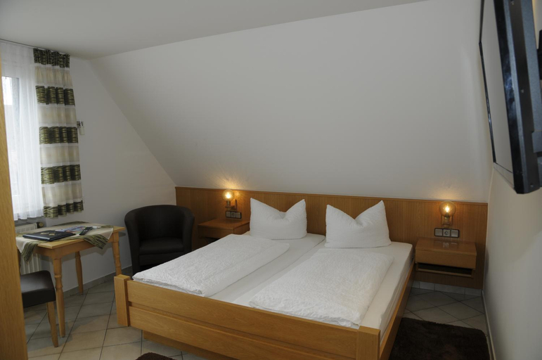 Bedroom 2, Gasthof Zur Krone, Ansbach
