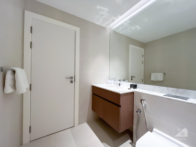 Bathroom 2, Stunning Beach View Apt. with Balcony Jumeirah La Mer, Dubai