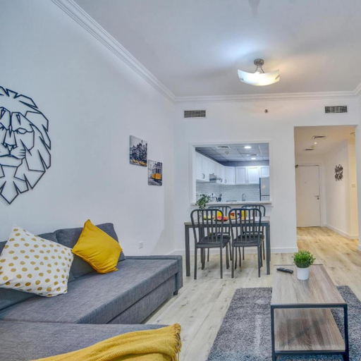 Living room 5, Stunning Apartment with balcony Dubai Marina, Dubai