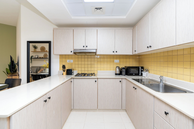 Private kitchen 4, Amazing Stay With Beach Access & Balcony -rak, Ras Al Khaimah