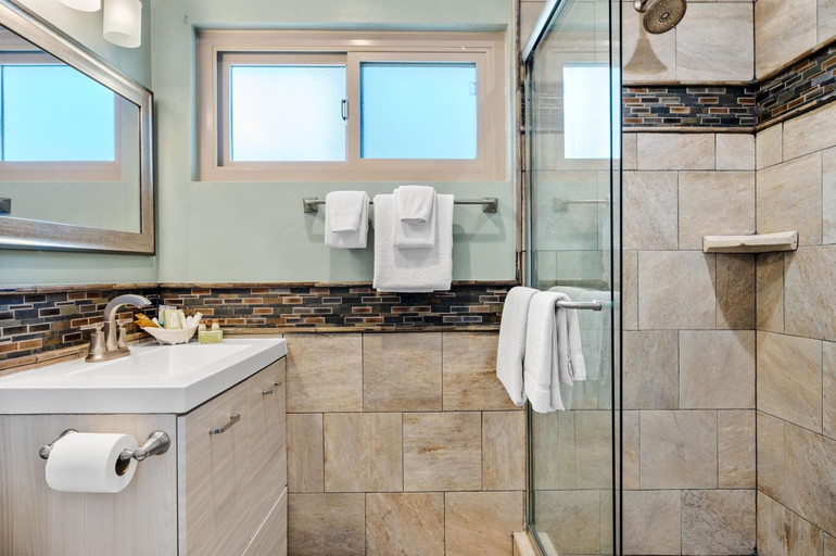 Bathroom 4, Inn By The Harbor, Santa Barbara