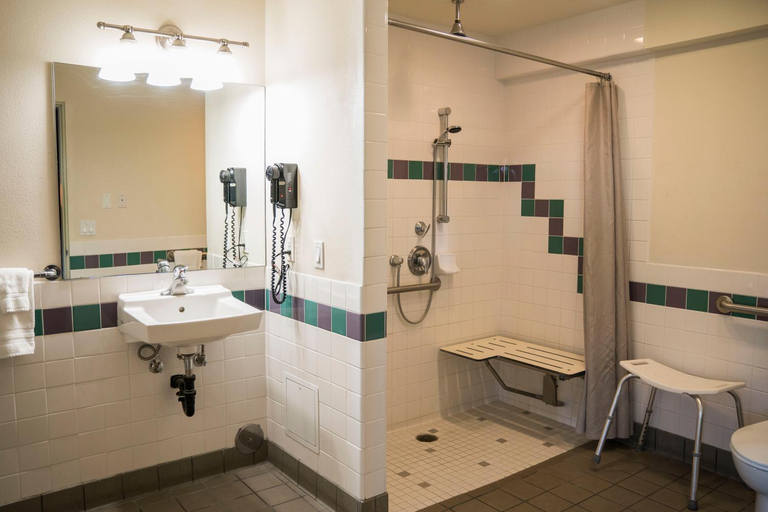 Bathroom 4, Orange Tree Inn, Santa Barbara