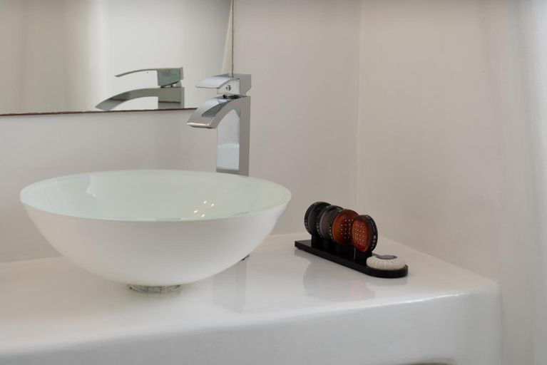 Bathroom 5, White Concept Caves, South Aegean