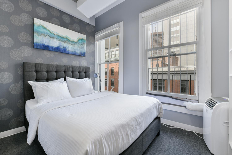 Bedroom 2, Temple Place Suites by Short Term Rentals Boston, Boston