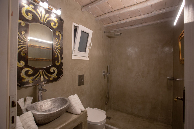 Bathroom, Flaskos Village Mykonos, South Aegean