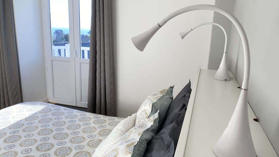 Bedroom 3, B&B Appart Villa La Korrigane vue Mer, Côtes-d'Armor