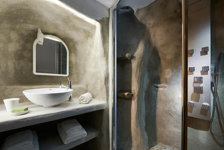 Bathroom 3, Terra Mare Suites, South Aegean