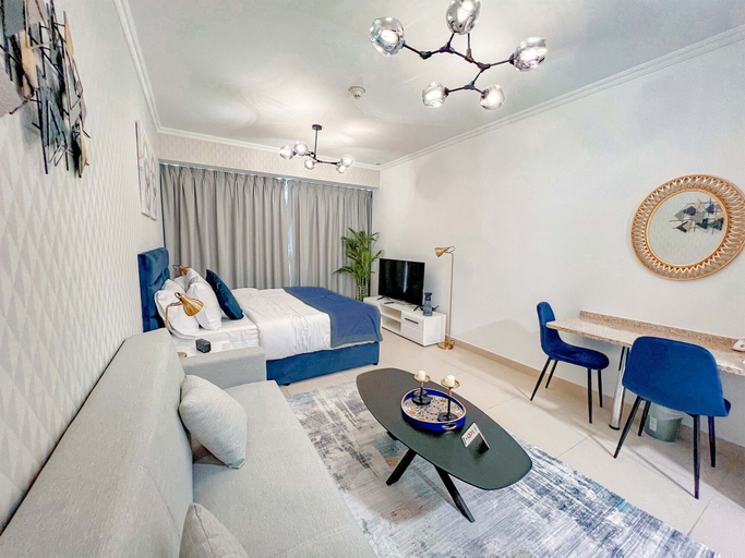 Bedroom 2, Cosmos Living Elegant Studio Near Marina, Dubai