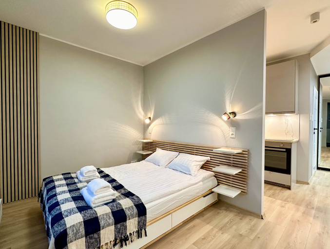 Bedroom 3, Portova by Q4 Apartments, Gdynia