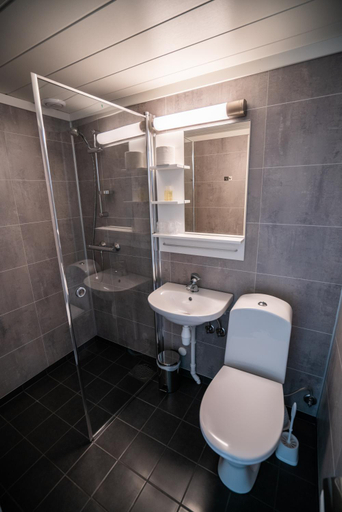Bathroom 2, Dombastun Motel, Dovre