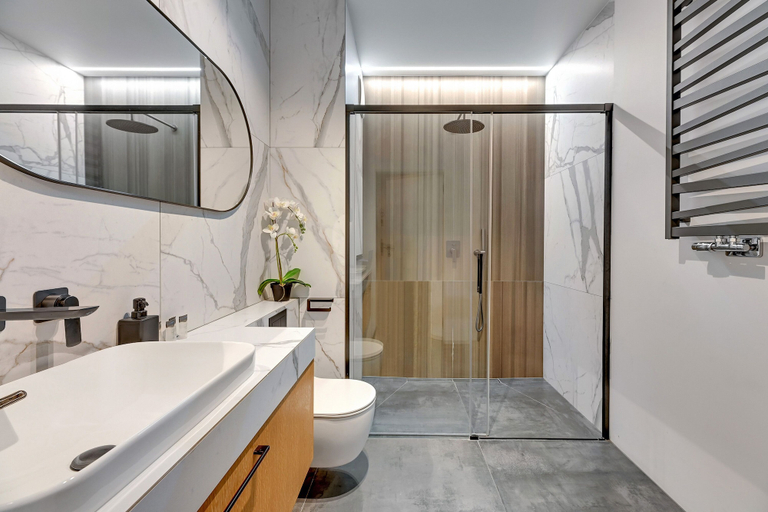 Bathroom 3, Portova by Q4 Apartments, Gdynia