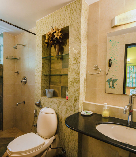 Bathroom 3, Renzo's Inn, North Goa