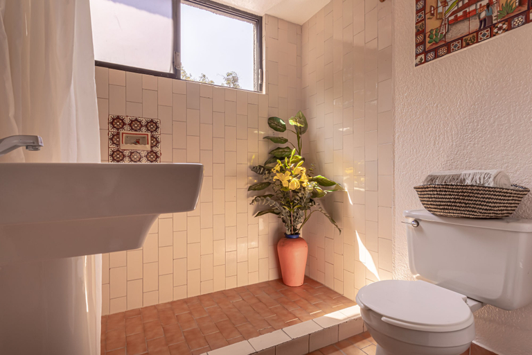 Bathroom 3, Hotel Benedicta, Mexico City