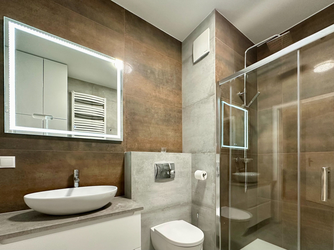 Bathroom 4, Portova by Q4 Apartments, Gdynia