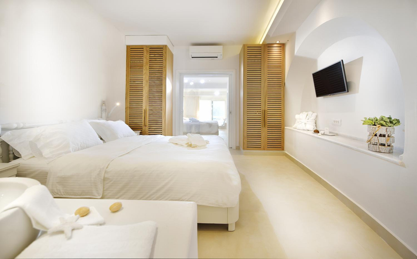 Bedroom 3, Nissaki Boutique Hotel, South Aegean