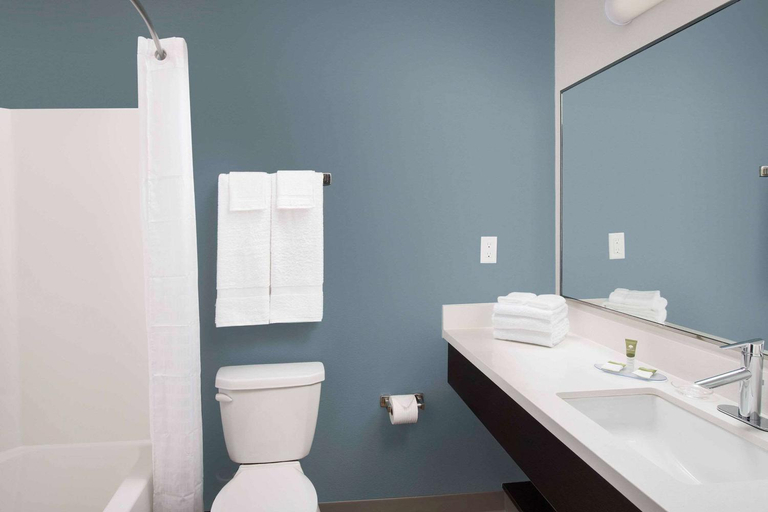 Bathroom 3, WoodSpring Suites Signature Austin South Central, Travis