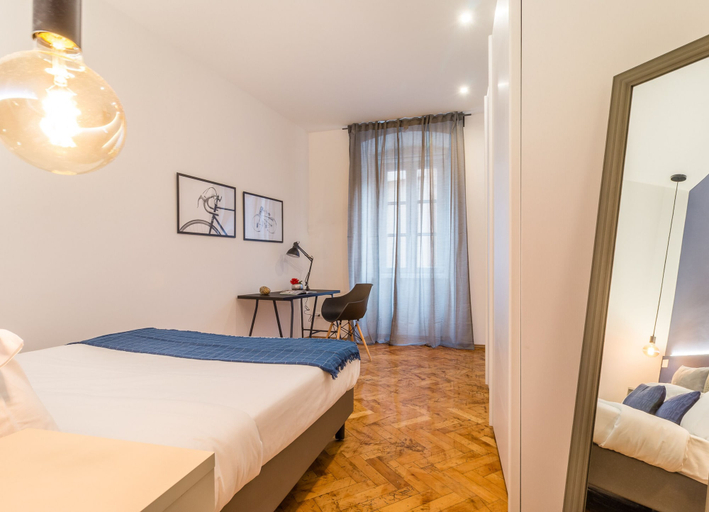 Bedroom 2, Ghiberti Apartments - 1 Bedroom - Wi-Fi, Trieste