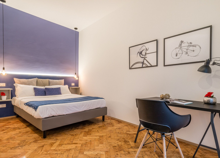 Bedroom 3, Ghiberti Apartments - 1 Bedroom - Wi-Fi, Trieste