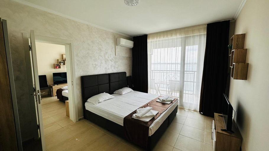 Bedroom 2, Akrotiria Beach Apart Complex, Nesebar