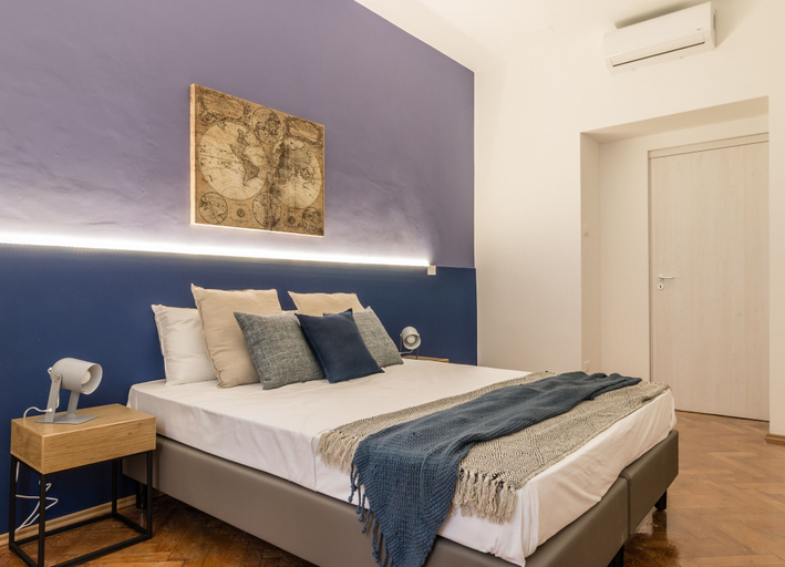 Bedroom 3, Ghiberti Apartments - Persian Blue, Trieste