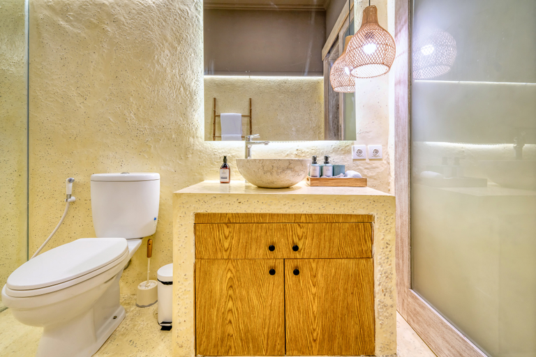 Bathroom 4, Villa Aura - Canggu by Nabe Hospitality Management, Badung