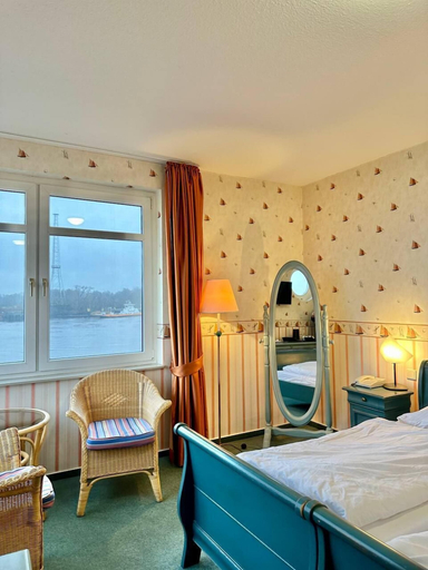 Bedroom 3, Gästehaus Weserblick, Wesermarsch