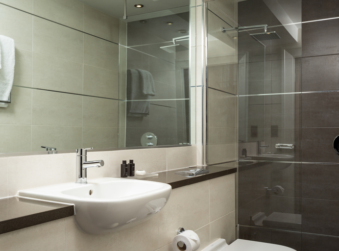 Bathroom 4, Roomzzz Newcastle, Newcastle upon Tyne