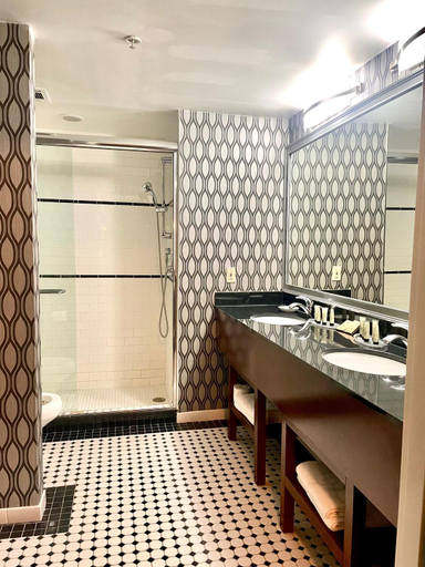 Bathroom 5, Park Manor Hotel, Saratoga