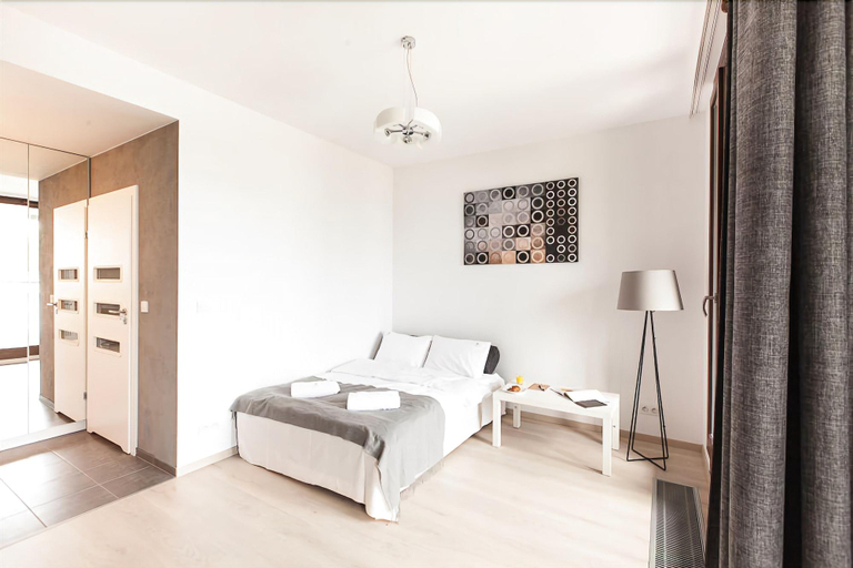 Bedroom 2, Apartment4you Select Kolejowa, Warsaw