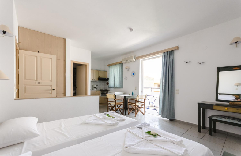 Bedroom 2, Happiness Apartments, Crete