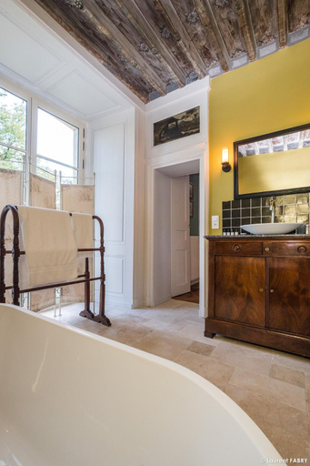 Bathroom 5, Chateau de Maillat, Ain