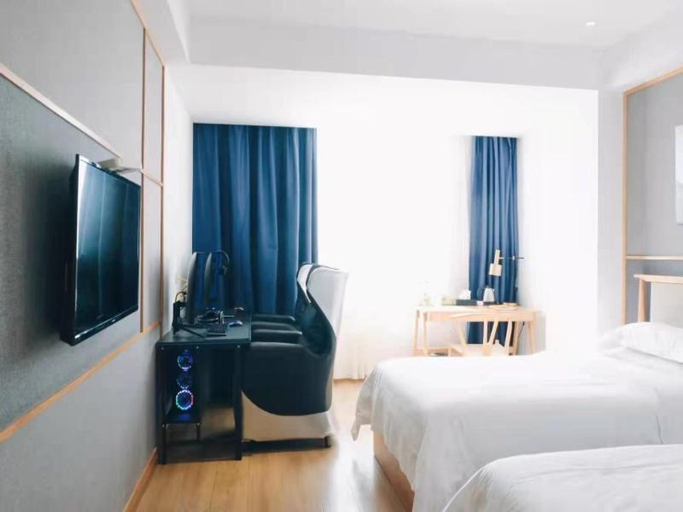 Bedroom 2, GreenTree Eastern Hotel Jiaxing Xiuzhou District Zhongshan Xi Road, Jiaxing