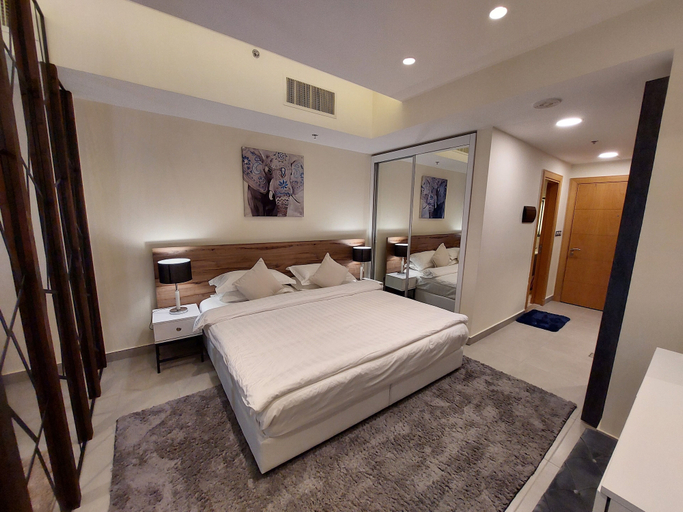 Bedroom 2, Luxury Furnished Apartment - Damac Tower, Wadi Essier
