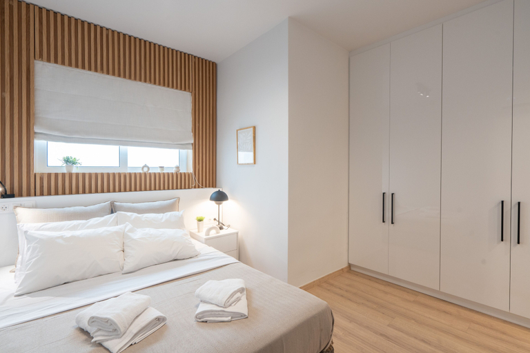 Bedroom, Luxury Apartment near Floisvos Marina, Attica