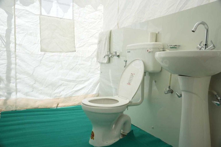 Bathroom, Martsemik Camp Pangong Lake, Leh