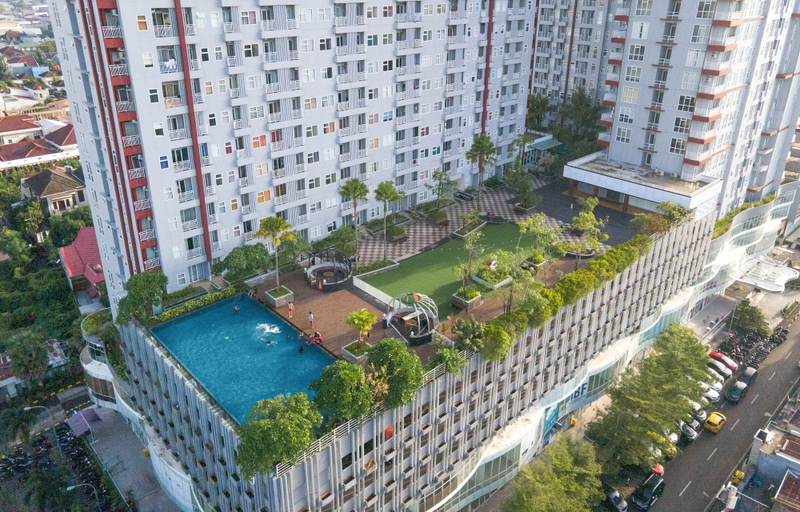 Exterior & Views 2, Scenic Studio Room Apartment Vida View Makassar, Makassar