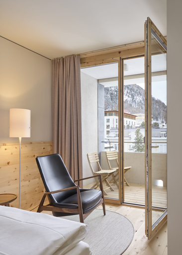 Bedroom 3, Hotel Maistra 160, Maloja