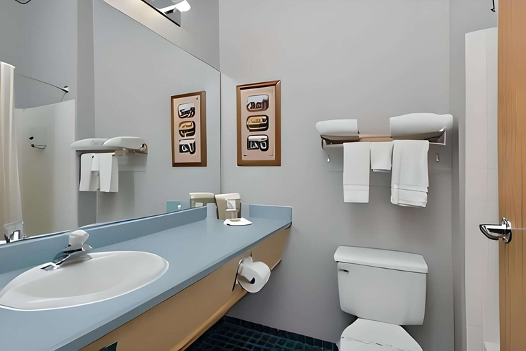 Bathroom 4, Econo Lodge Inn & Suites Jackpot near Casino, Elko