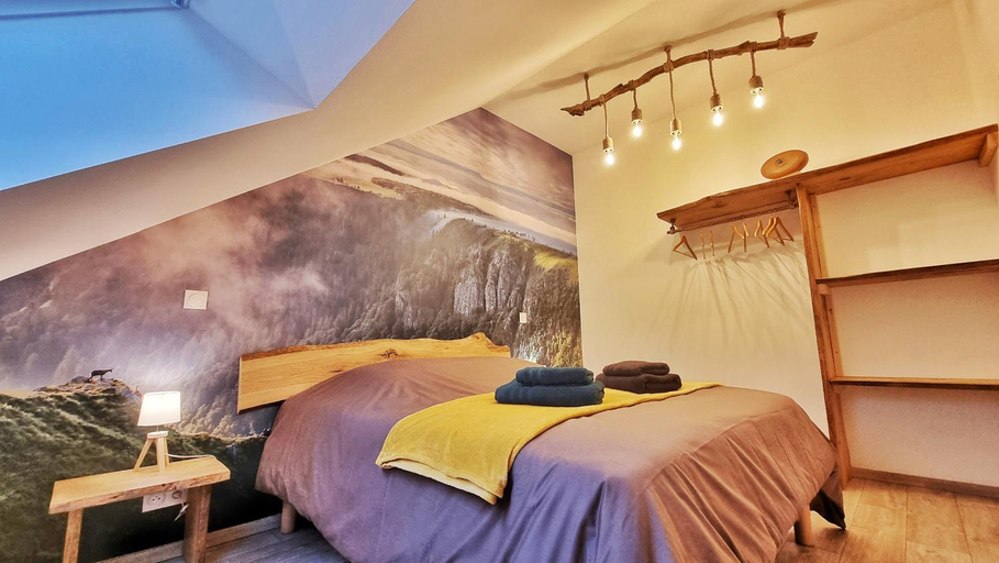 Bedroom, Chez Patisa - Business and Tourism - RBNB, Haut-Rhin