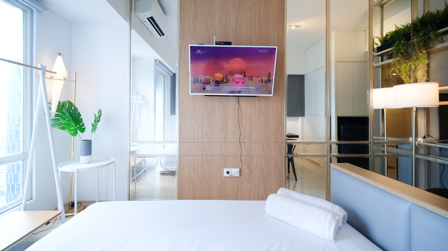 Bedroom 2, Homey Studio at Orchard Supermall Mansion Apartment By Travelio, Surabaya