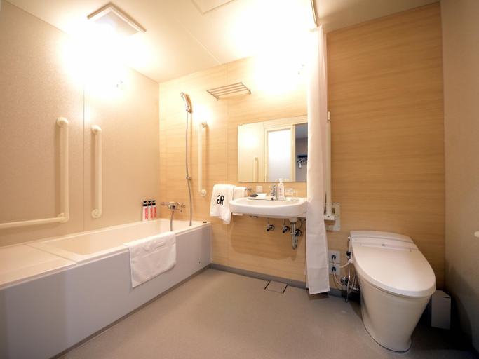 Bathroom 5, Green Rich Hotel Tottoriekimae, Tottori