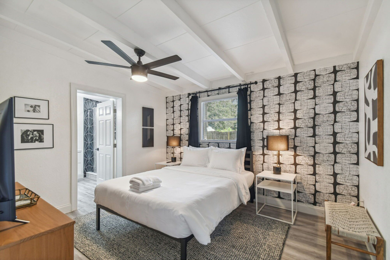Bedroom 3, Coastal Bliss 3BR Gem Near MacDill AFB, Hillsborough