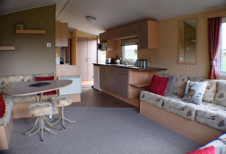 Kitchen 2, Chapel View Caravans, Northumberland