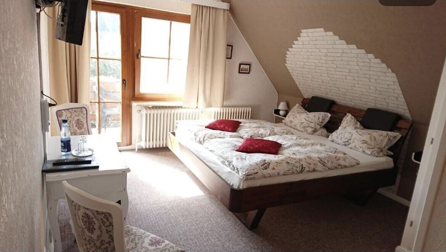 Bedroom 3, Hotel Restaurant Hillmers Hoff, Harburg