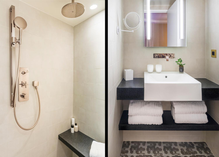 Bathroom 4, Hotel Ducs de Bourgogne, Paris