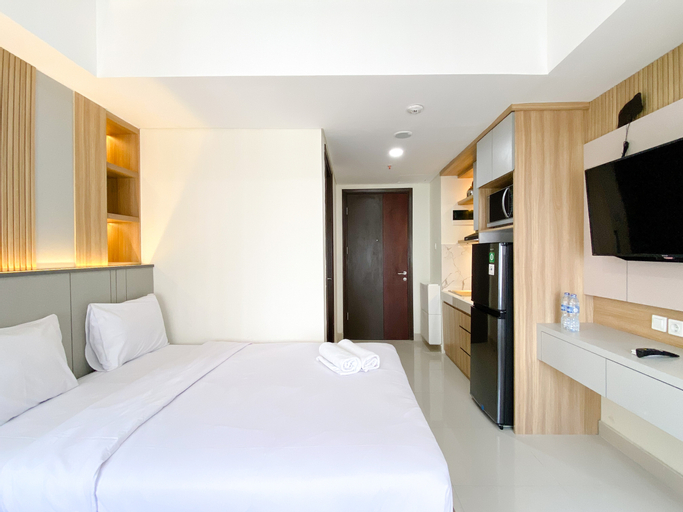 Bedroom 4, Cozy Living Studio Room at Pollux Chadstone Apartment By Travelio, Cikarang