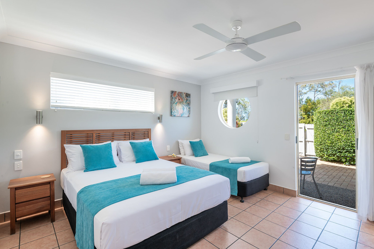 Bedroom 3, Anchor Motel Noosa, Noosa - Noosa-Noosaville