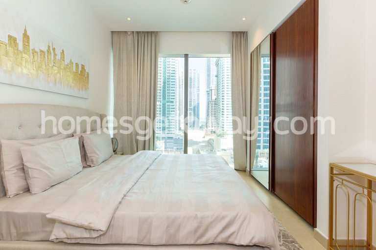 Bedroom 3, Homesgetaway- 2BR in Marina Gate Tower 2, Dubai