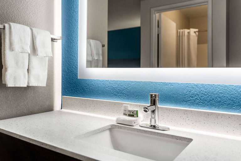 Bathroom 4, La Quinta Inn & Suites by Wyndham Chicago Tinley Park, Will